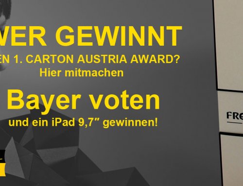 Bayer nimmt am CARTON AUSTRIA AWARD teil